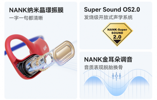 新品发布打造不入耳听歌的“满分之选”！米乐m6网站南卡Air开放式后挂耳机(图4)
