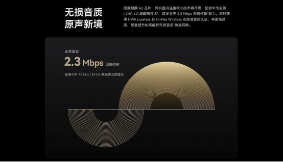 ：业界唯一支持23Mbps无损传输旗舰级音质表现m6米乐华为FreeBuds Pro 4正式登场(图2)